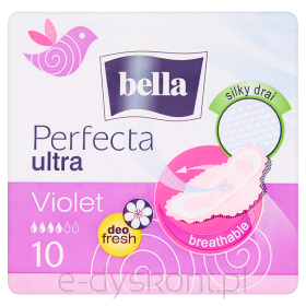 Bella Podpaski Perfecta Ultra Violet Dezodorant Fresh 10 Szt. Silky Drai