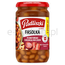 Primavika Fasolka po bretońsku z kiełbasą i boczkiem 610g