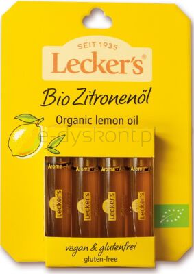 Lecker`S Aromat Cytrynowy Bio 4X2 Ml