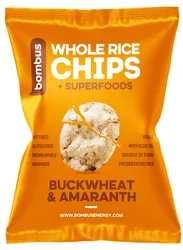 Chipsy ryżowe pełnoziarniste z gryką i amarantusem BEZGL. 60 g
