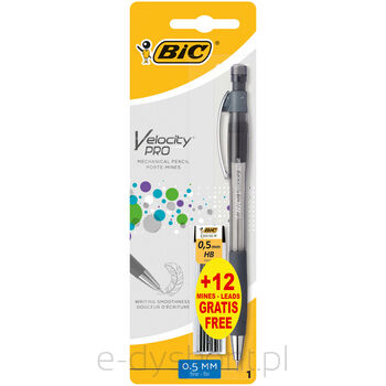 BIC Velocity® Pro 0.5 mm ołówek automatyczny blister 1 + 12 wkładów