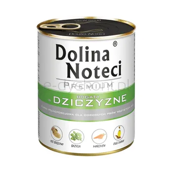 Dolina Noteci Premium Mokra karma dla psów dziczyzna puszka 800 g