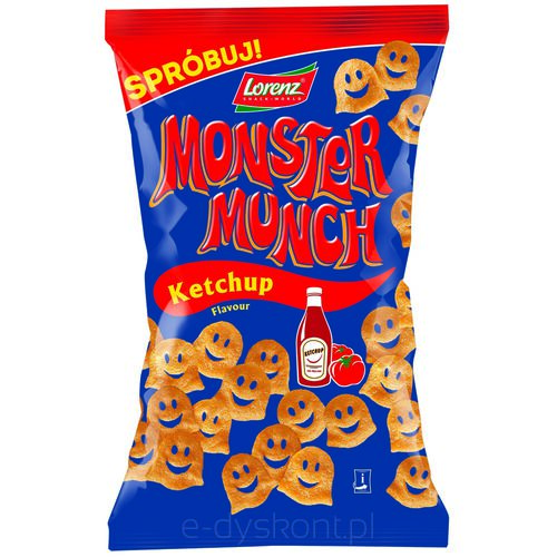 Monster Munch O Smaku Ketchupu 100G