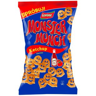 Monster Munch O Smaku Ketchupu 100G