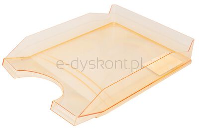 Office Products Szufladka Na Biurko Polistyren/Pp, A4, Transparentna Pomarańczowa