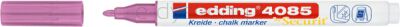 Edding Marker Kredowy E-4085 1-2 Mm, Metaliczny Różowy