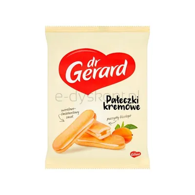 Biszkopty Pałeczki Kremowe Smak Morela 170 G Gerard