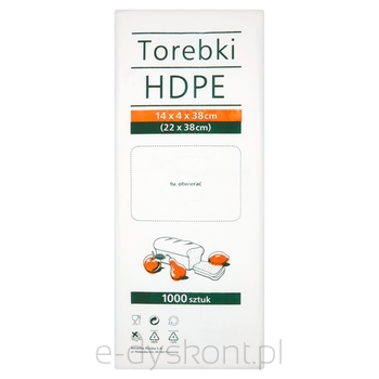 Torebki Hdpe 22 X 38 Cm 1000 Sztuk