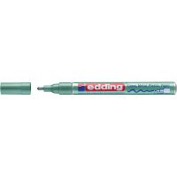 Edding Marker olejowy połyskujący e-751 1-2 mm, zielony metaliczny [BIURO]
