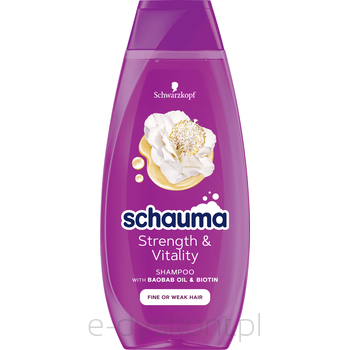 Schauma Szampon Strength Vitality 400Ml