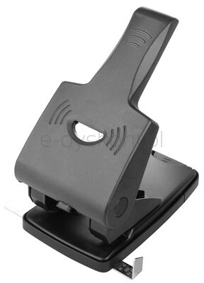 Dziurkacz Office Products HD, dziurkuje do 65 kartek, metal, czarny