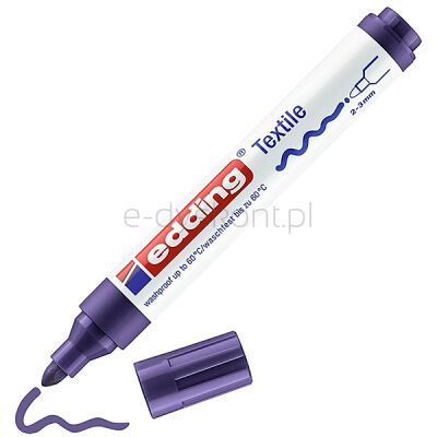 Edding Marker tekstylny e-4500 2-3 mm, fioletowy [BIURO]