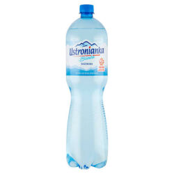 Ustronianka Biała Naturalna Woda Mineralna Gazowana 1,5L SK