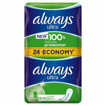 Always Podpaski Ultra Standard Duo 24Szt