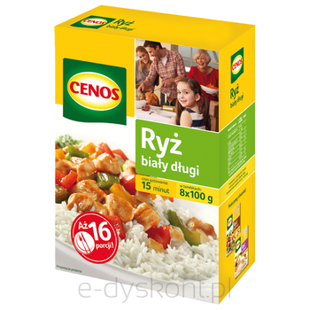 Cenos Ryż Biały Długi 8X100 G