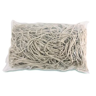 Gumki Recepturki Office Products, Średnica 140Mm, 1,5X4Mm, 60% Kauczuku, 1000G, Zgrzewka, Białe