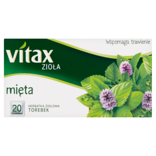 Vitax Herbata Ziołowa Mieta 20 Torebek