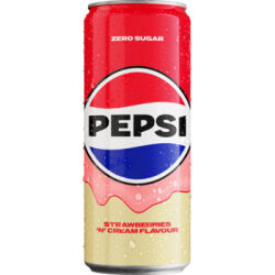 Pepsi Strawberries 'n' cream flavour puszka 330 ml SK