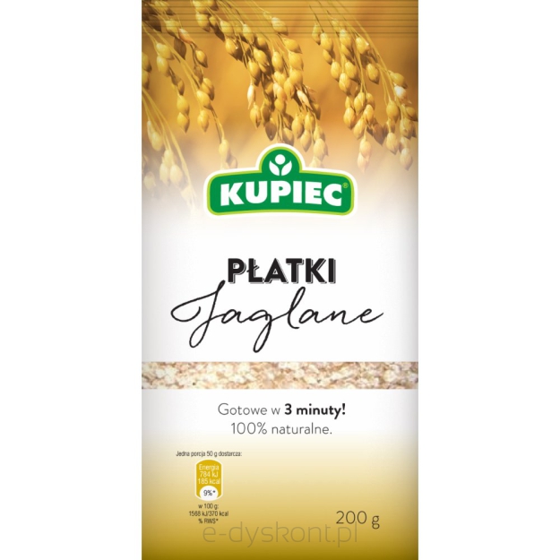 Kupiec Płatki Jaglane 200G