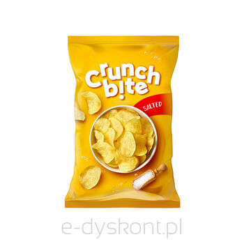 Crunch bite Chipsy ziemniaczane solone 140 g