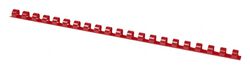 Office Products Grzbiety do bindowania A4, 8mm (45 kartek), 100 szt., czerwone [BIURO]