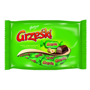 Goplana Grześki Cukierki O Smaku Orzechowym W Czekoladzie Mlecznej 1 Kg