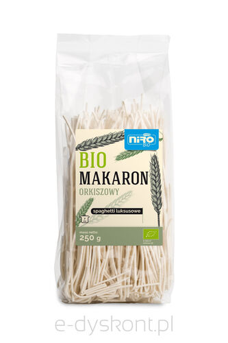 Makaron (Orkiszowy) Spaghetti Luksusowy Bio 250 G - Niro [BIO]