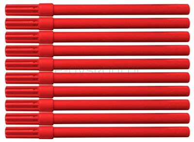Office Products Flamaster biurowy 10szt., czerwony