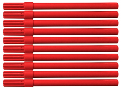 Flamaster biurowy OFFICE PRODUCTS, 10szt., czerwony