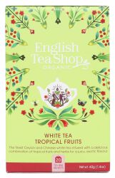 English Tea Shop Herbata Biała Tropical Fruits (20X2) Bio 40 G