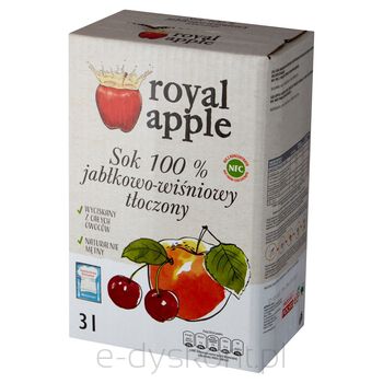 Royal Apple Sok Jabłkowo-Wiśniowy Nfc 3L