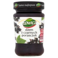 Łowicz Dżem Z Czarnych Porzeczek Niskosłodzony 280 G