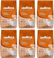 Lavazza Kawa Ziarnista Crema E Aroma 1 Kg x 6 sztuk(prawdopodobnie najniższa cena w kraju)