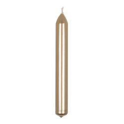 Donau HOME Świeca Stołowa Prosta Lakierowana, 20X170 Mm, 10 Szt., Złota
