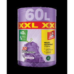 Jan Niezbędny Worki Ld 3D Taśma Lawenda Xxl 60L 24Szt