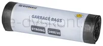 Worki na śmieci Donau HOME, mocne (LDPE), 240l, 10 szt., czarne - 3