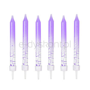 Świeczki Z Efektem Spękania (6 Szt.)