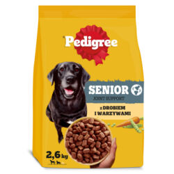 Pedigree Senior sucha karma z drobiem i warzywami 2,6 kg