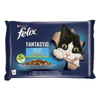 Felix Fantastic Ryba Z Warzywami 4X85G = 340G