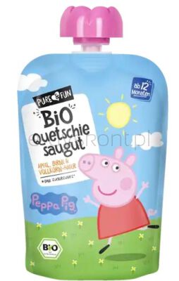 Hejo! Przecier Jabłko- Gruszka Z Owsem Bio 100 G Świnka Peppa