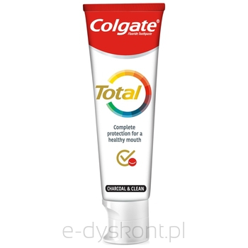 Colgate Pasta Do Zębów Total Charcoal  Clean Multiochronna Z Aktywnym Węglem 75 Ml