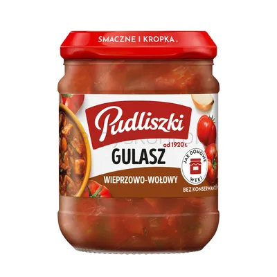 Pudliszki Gulasz wieprzowo-wołowy 460g