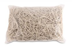 Office Products Gumki Recepturki średnica 100mm, 1,5x1,5mm, 60% kauczuku, 1000g, zgrzewka, białe