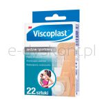 Viscoplast Plastry Sportowy, 3 rodzaje, 6 rozmiarów, 22szt. - 2