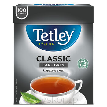 Tetley Herbata Classic Earl Grey 100 torebek x 1,5g