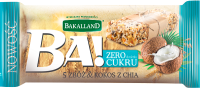 Bakalland Ba! Baton 5 Zbóż Kokos & Chia 30g 