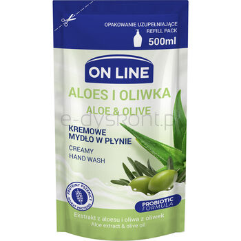 On line Mydło Aloes I Oliwka Refill 500 Ml