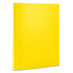 Office Products Teczka Z Rzepem Pp, A4/4Cm, 3-Skrz., Żółta