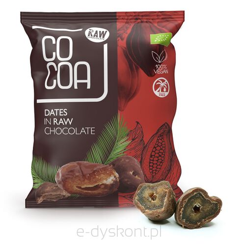 Daktyle W Surowej Czekoladzie Bio 70 G - Cocoa [BIO]