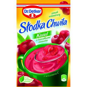 Dr.Oetker Słodka Chwila Kisiel Wiśniowy Z Owocami 31,5G